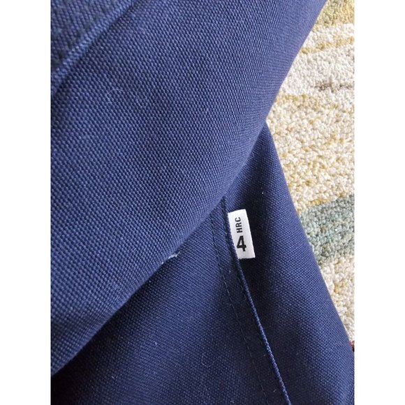 Carhartt FR Flame Resistant Blue Heavy Duty Duck Canvas Utility Jacket L / Tall - Picture 3 of 11